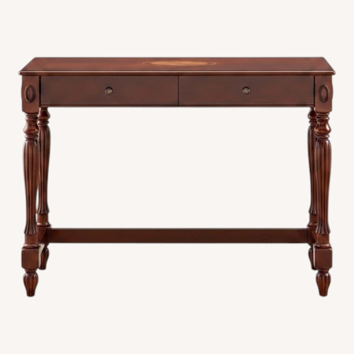 Used Darby Home Co Dark Brown Wood Writing Desk for sale on AptDeco