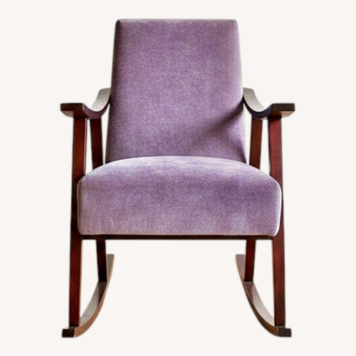 Used Widdicomb Furniture Purple Wood Accent Chair for sale on AptDeco