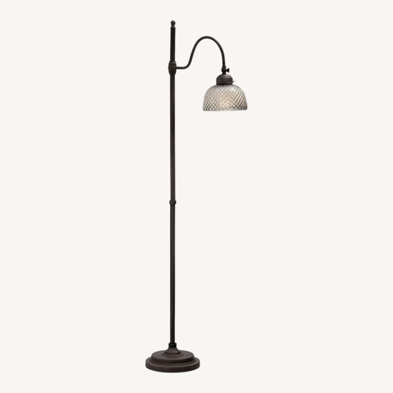 Pottery Barn Chloe Hobnail Mercury Glass Task Floor Lamp - image-0