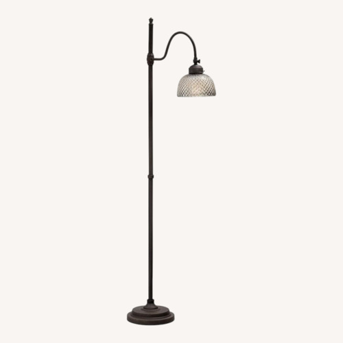 Used Pottery Barn Chloe Hobnail Mercury Glass Task Floor Lamp for sale on AptDeco