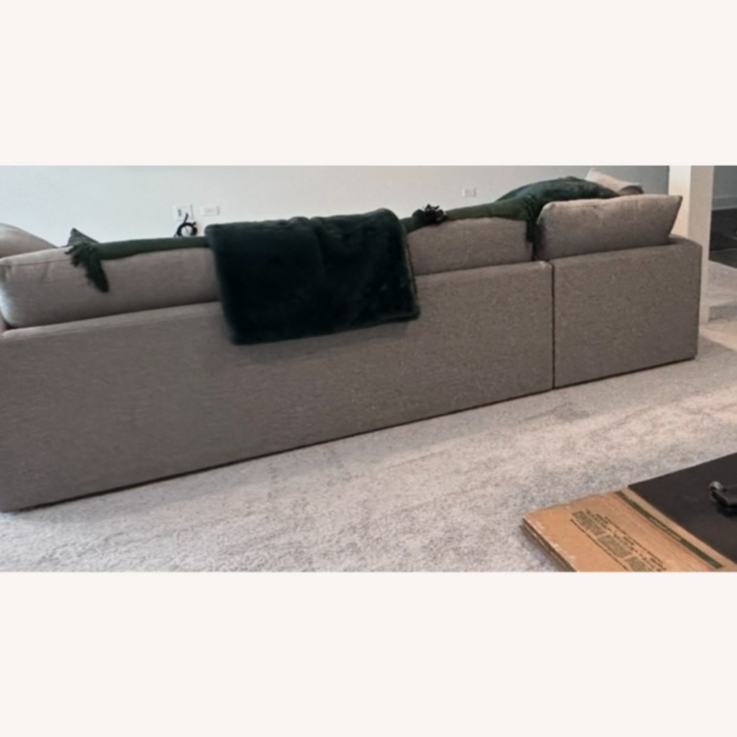 Crate & Barrel Gather Light Gray 2 Piece Sectional - image-6