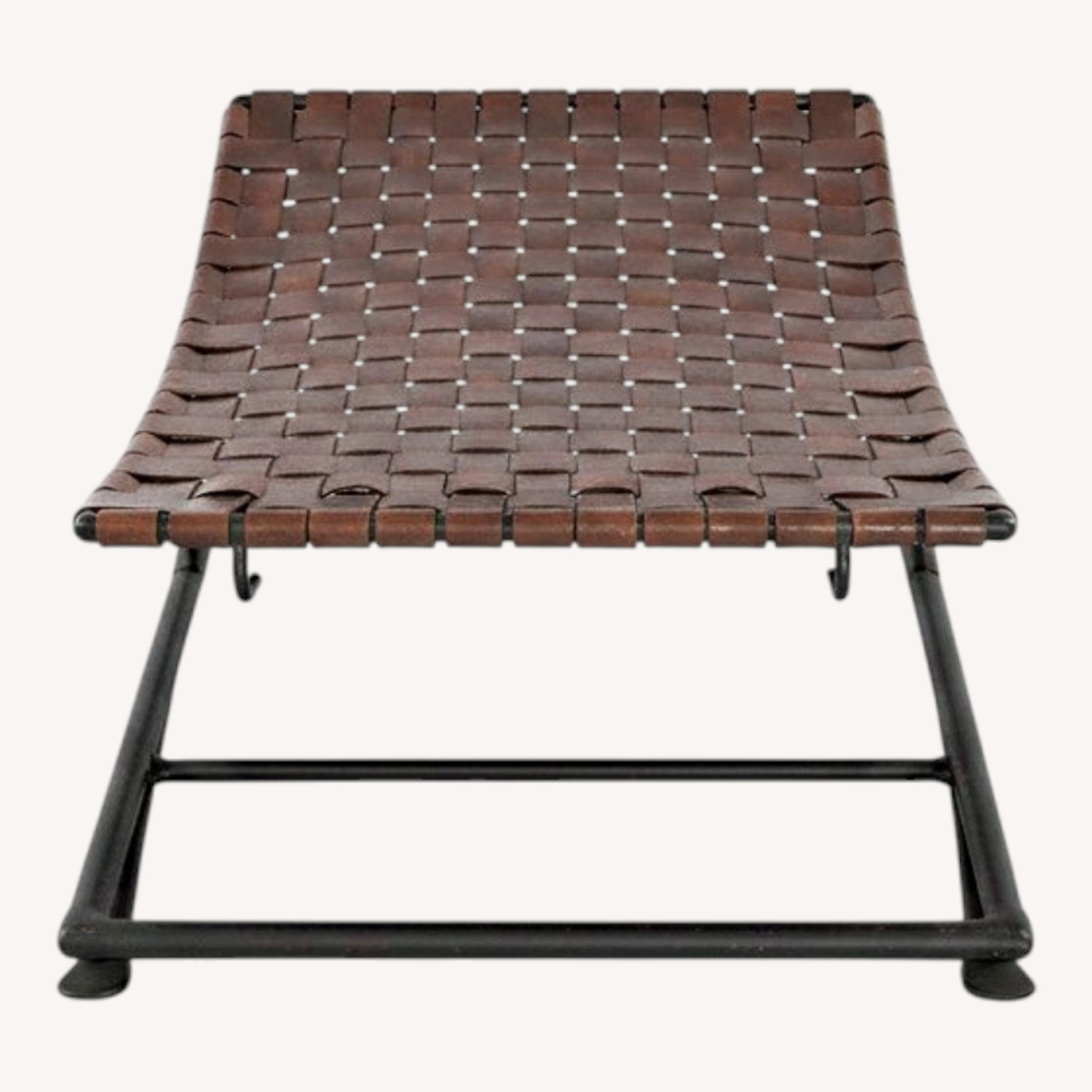Brown Folding Stool - image-0