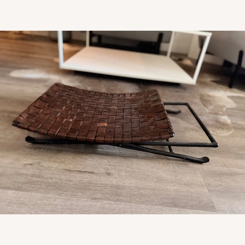 Used Brown Folding Stool for sale on AptDeco