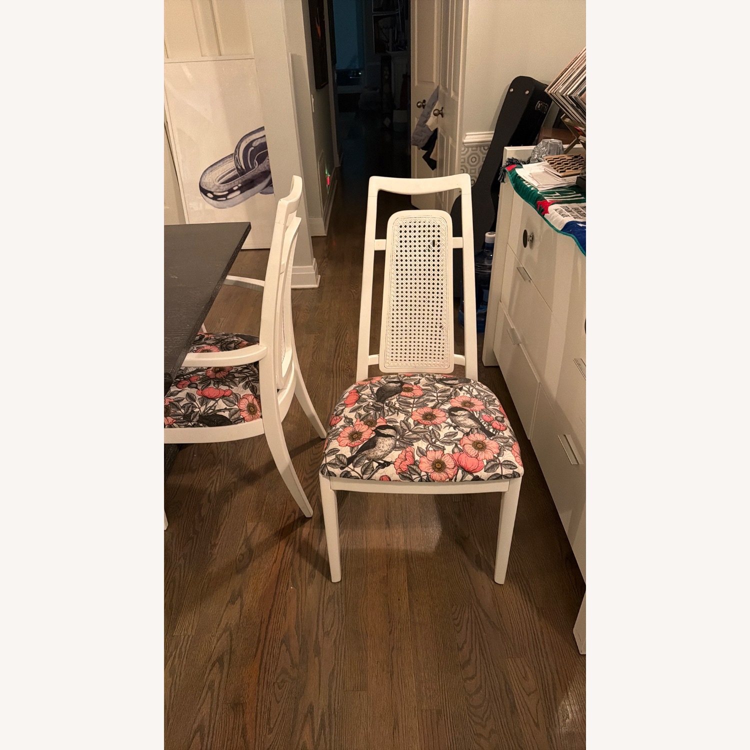 White Wood Dining Chairs - image-1