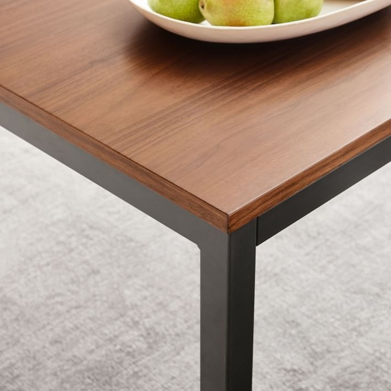 West Elm Frame Parsons 72" Dining Table, Walnut - image-2