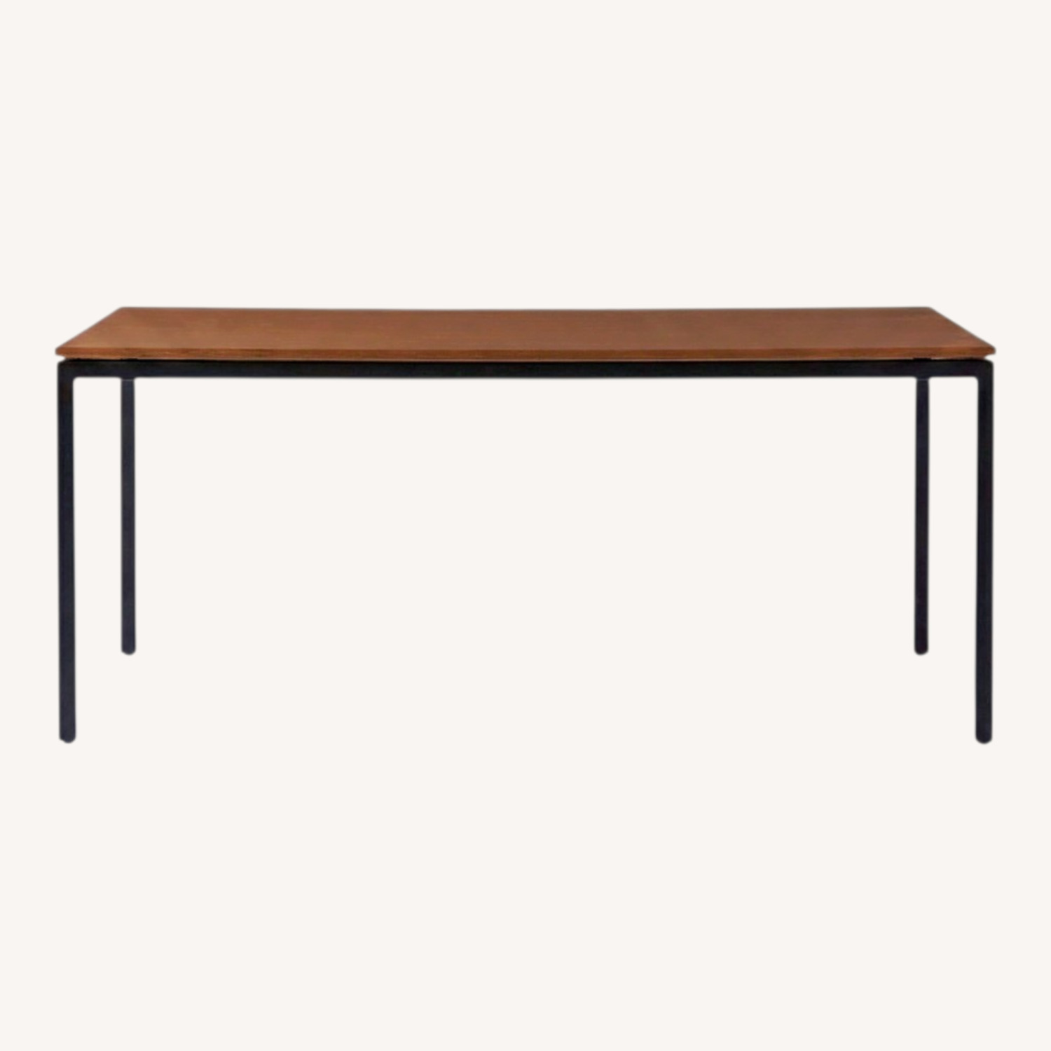 West Elm Frame Parsons 72" Dining Table, Walnut - image-0
