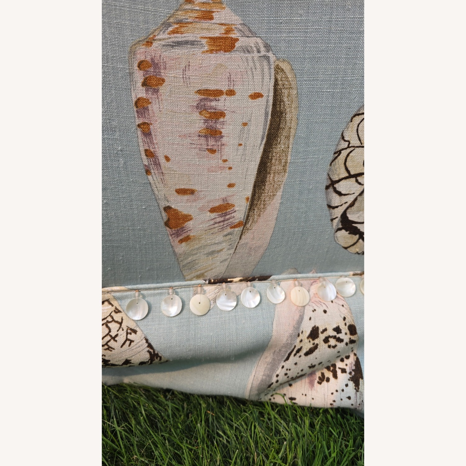 Linen Mother of Pearl Accents Club Chairs - image-5