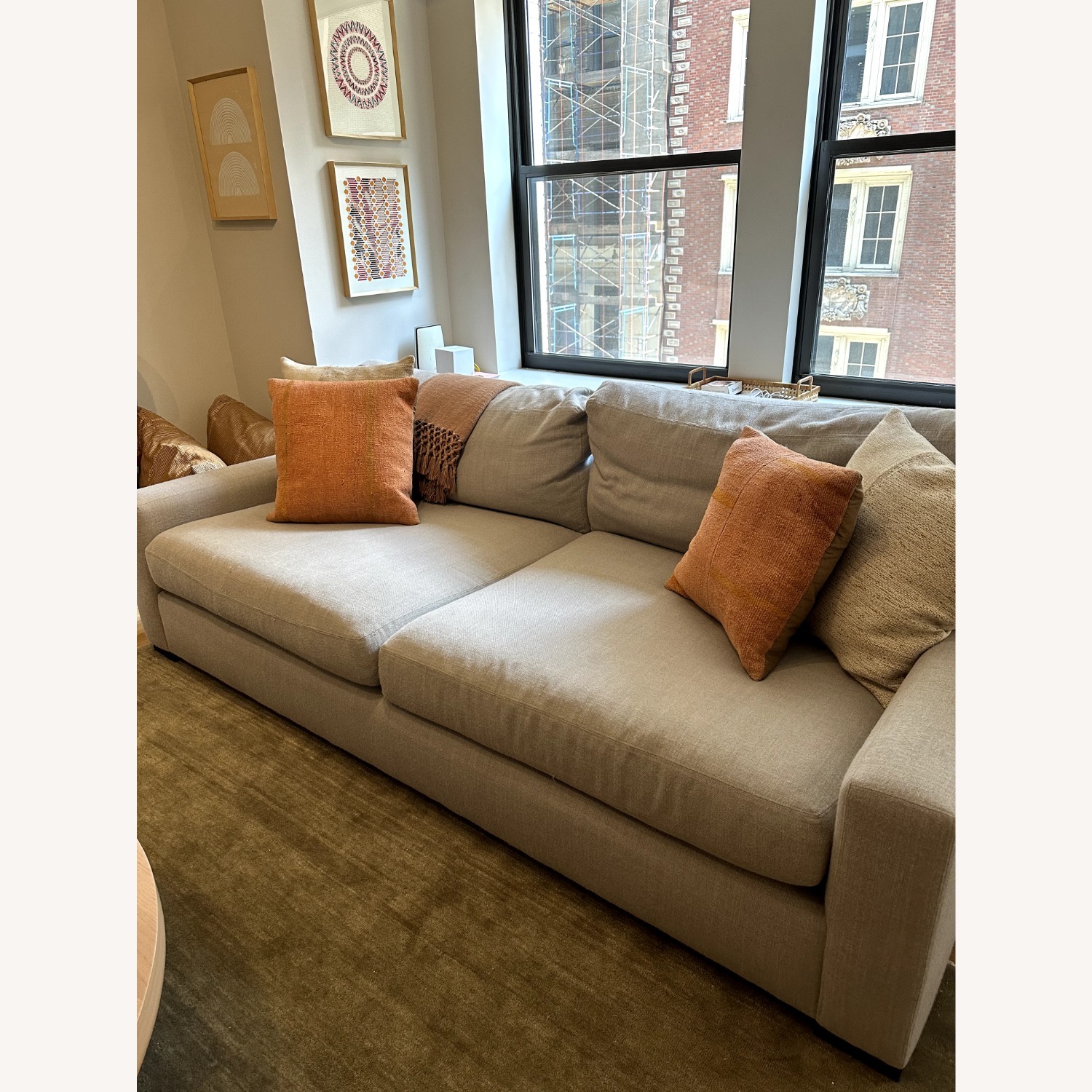Restoration Hardware Maxwell 2 Cushion Sofa - image-1