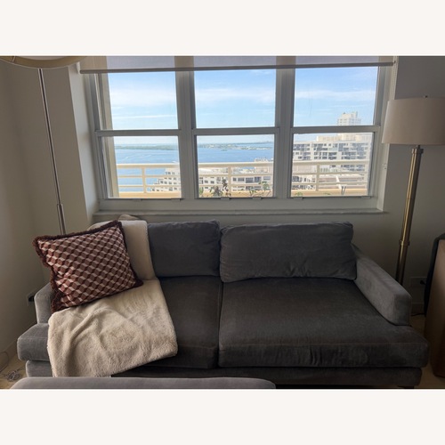 Used West Elm Andes Sofa with Ottoman  for sale on AptDeco