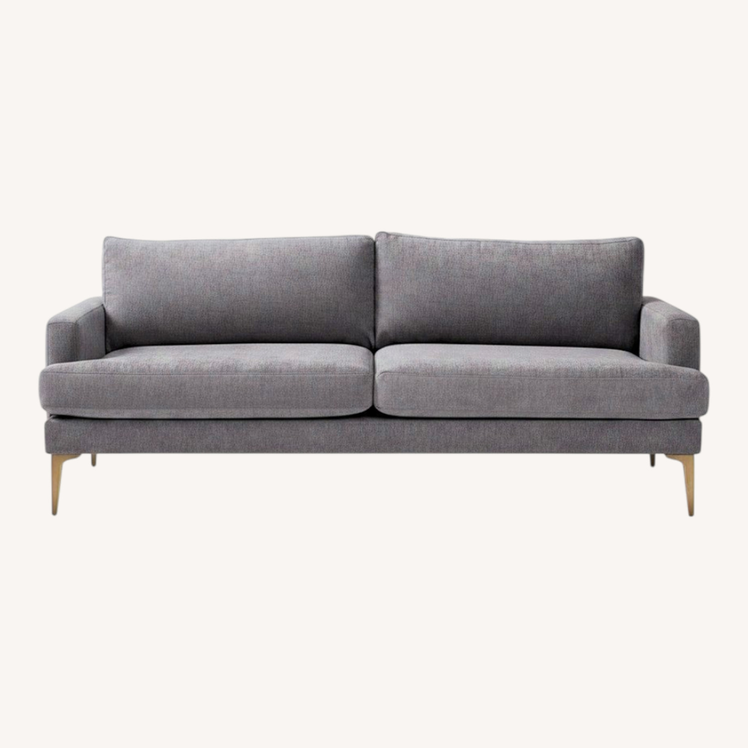 West Elm Andes Sofa with Ottoman - image-0