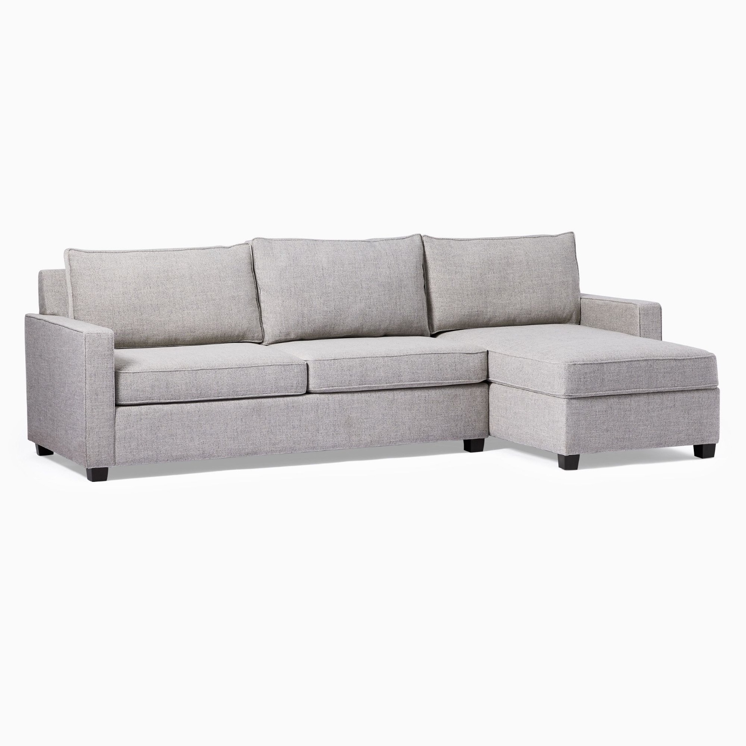 West Elm Henry Sectional Sleeper Sofa With Storage - image-4