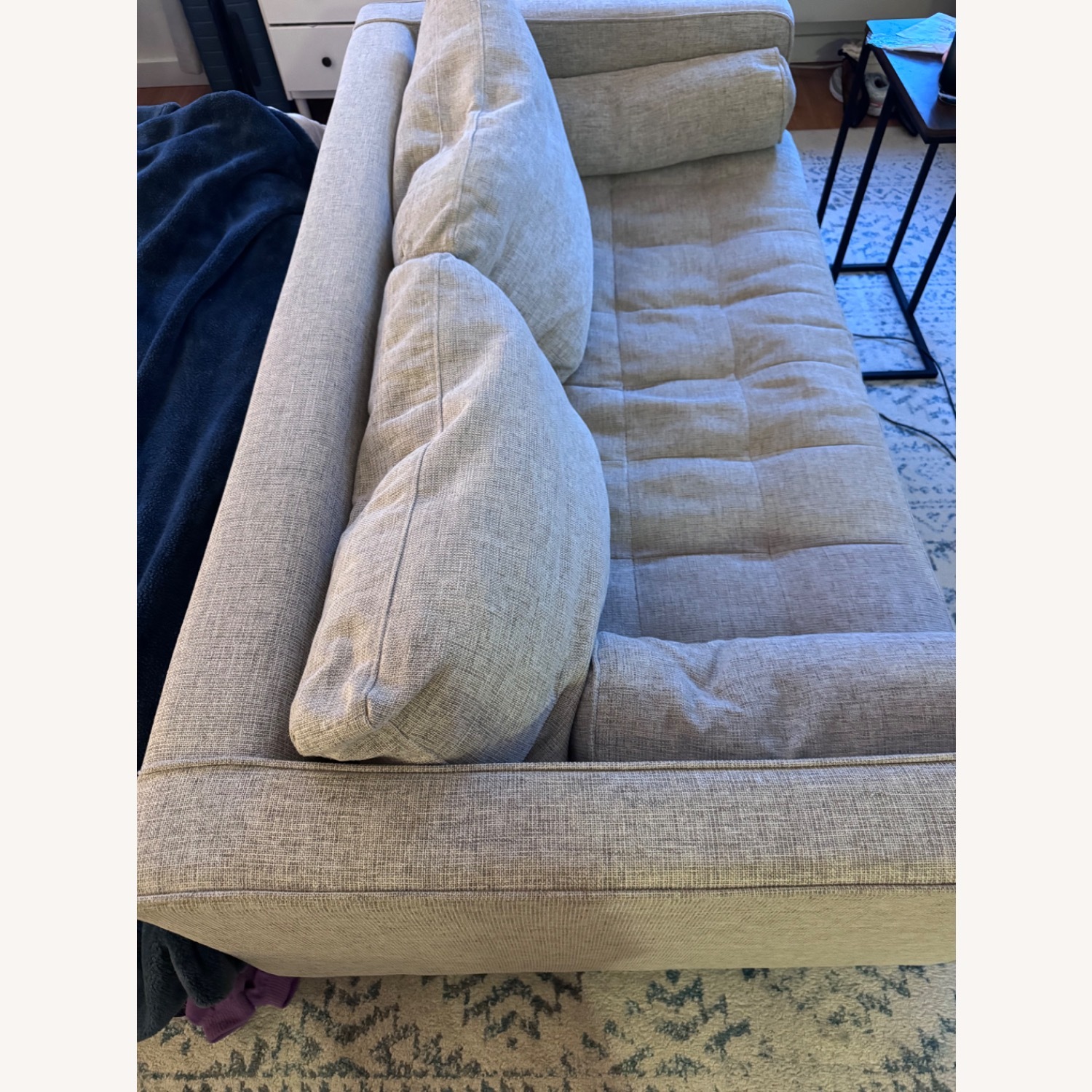 Article Sven 88" Tufted Sofa - Stone Gray - image-2