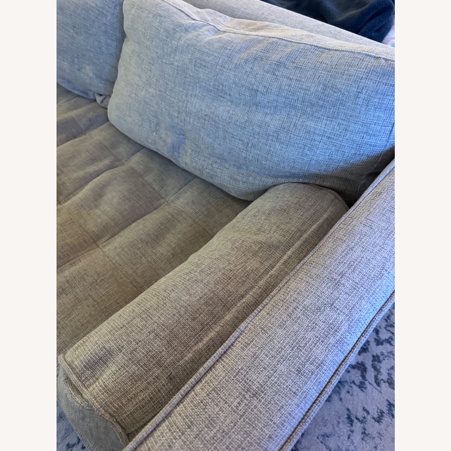 Article Sven 88" Tufted Sofa - Stone Gray - image-4