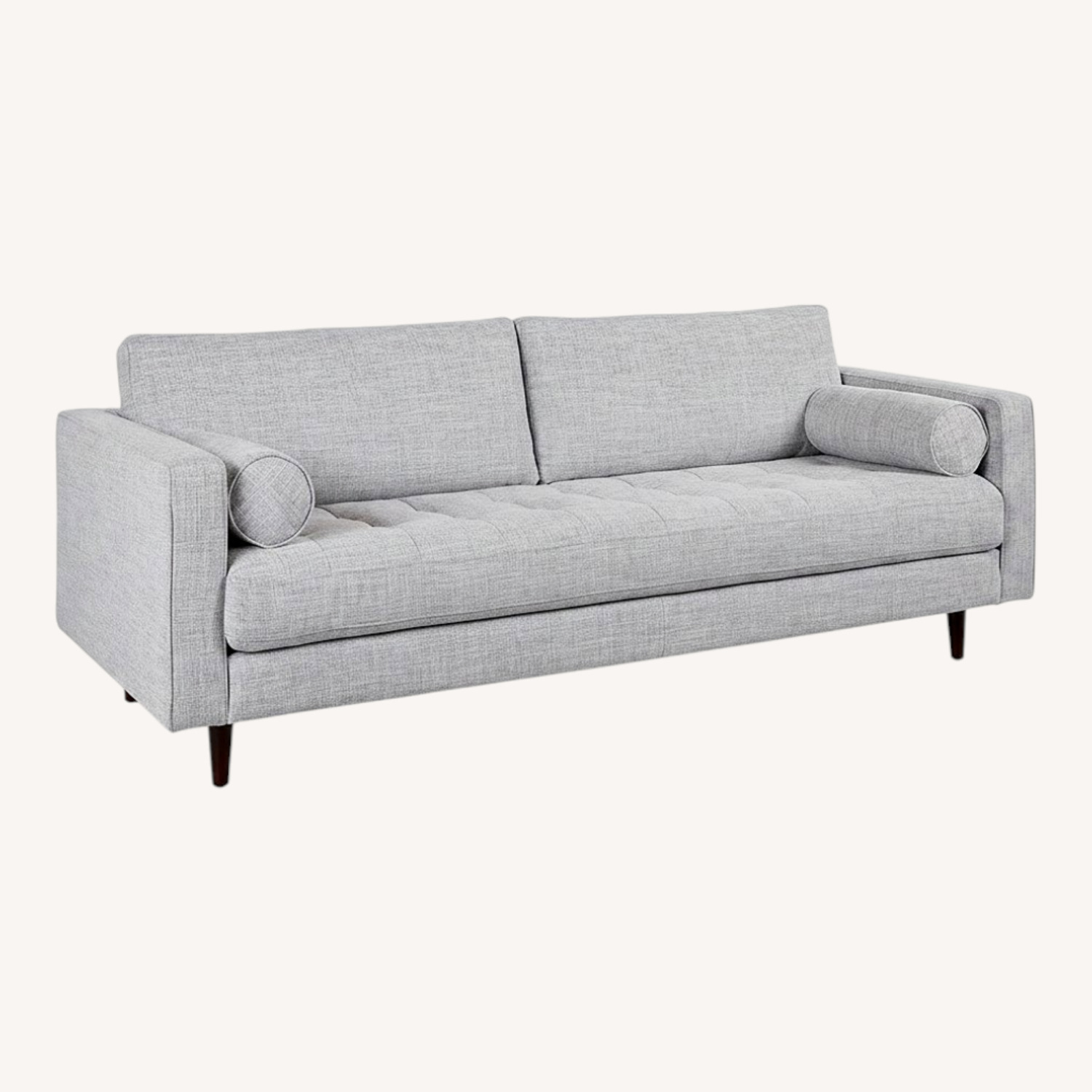 Article Sven 88" Tufted Sofa - Stone Gray - image-0