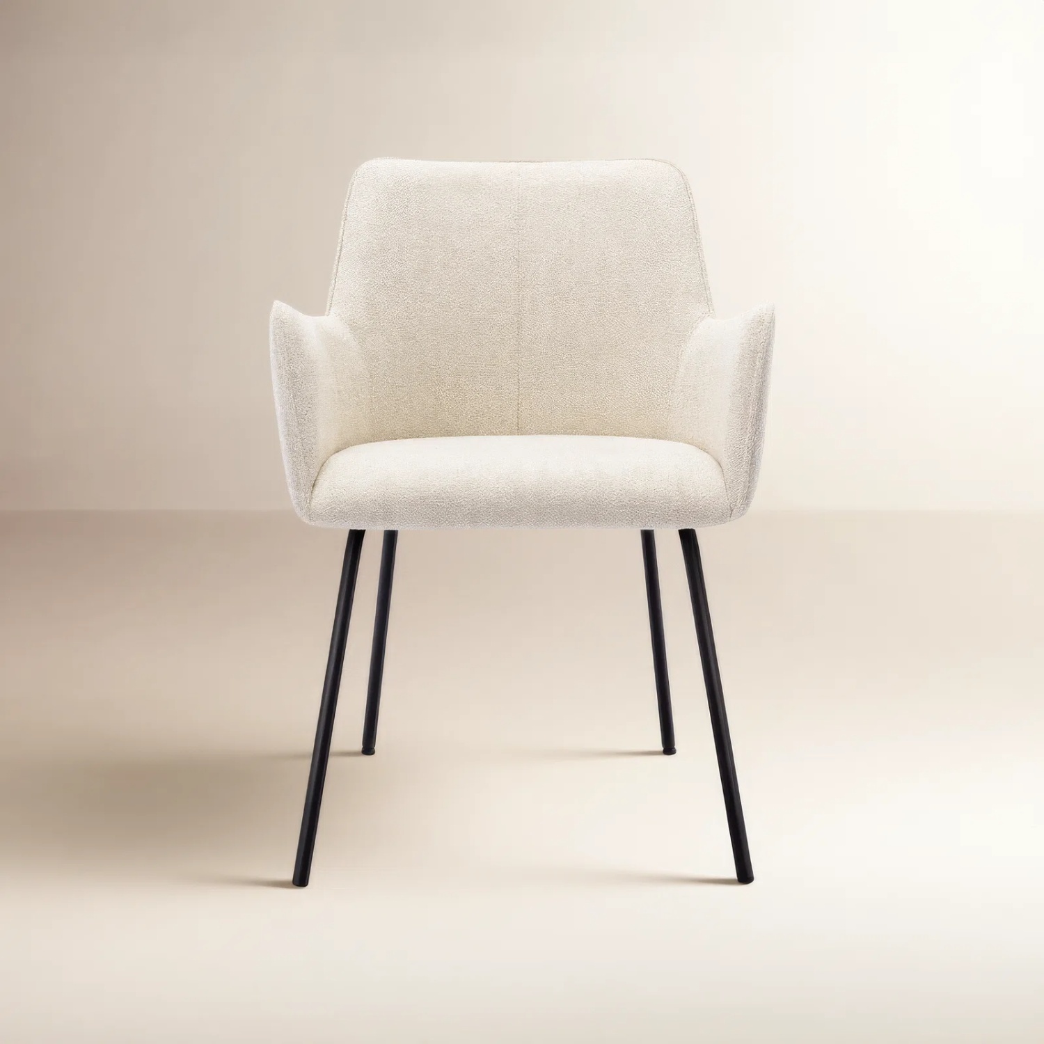 AllModern Natural Linen Dining Chair - image-4