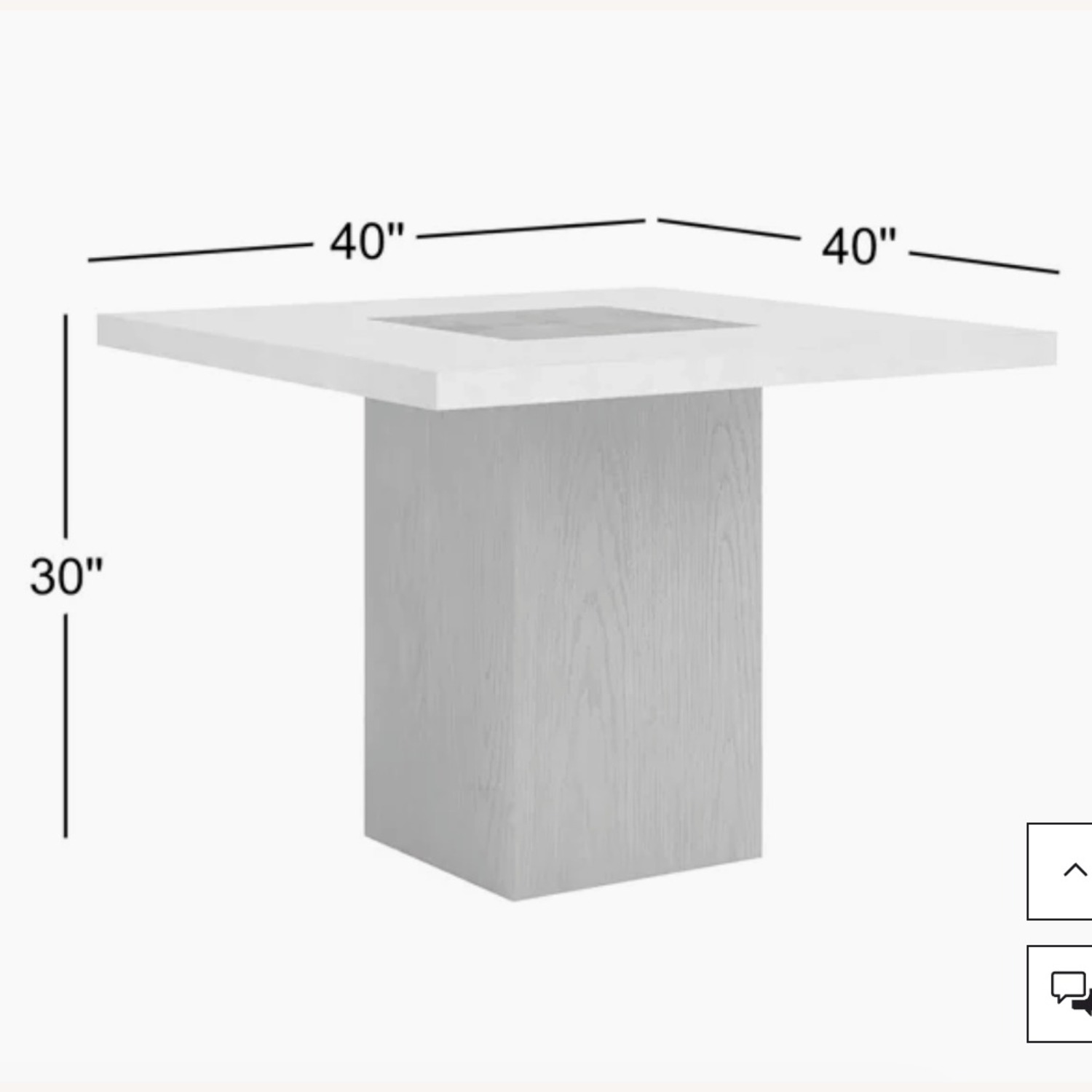Joss & Main Meria Dark Gray Concrete & Wood Dining Table - image-4