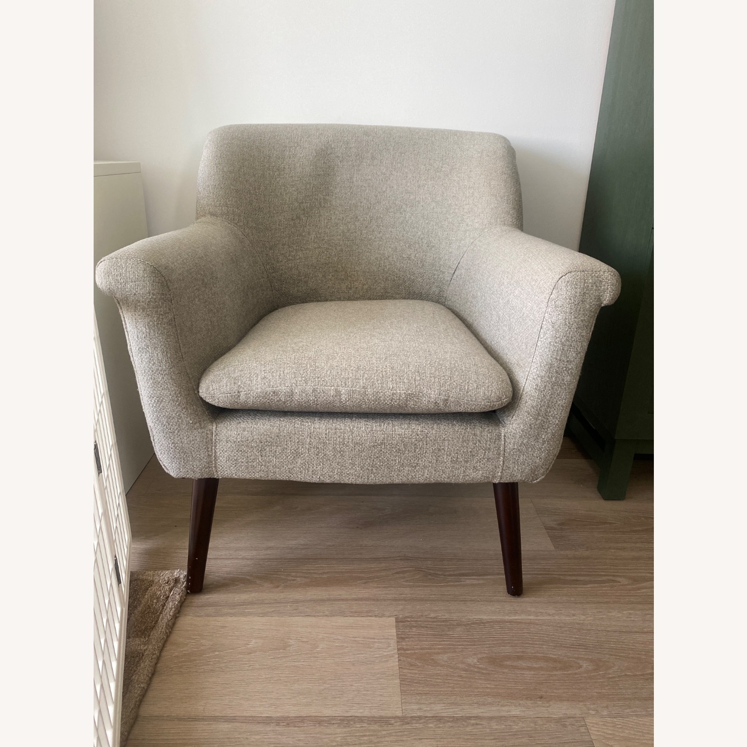 Bob's Discount Furniture Reece Light Gray Armchair - image-1