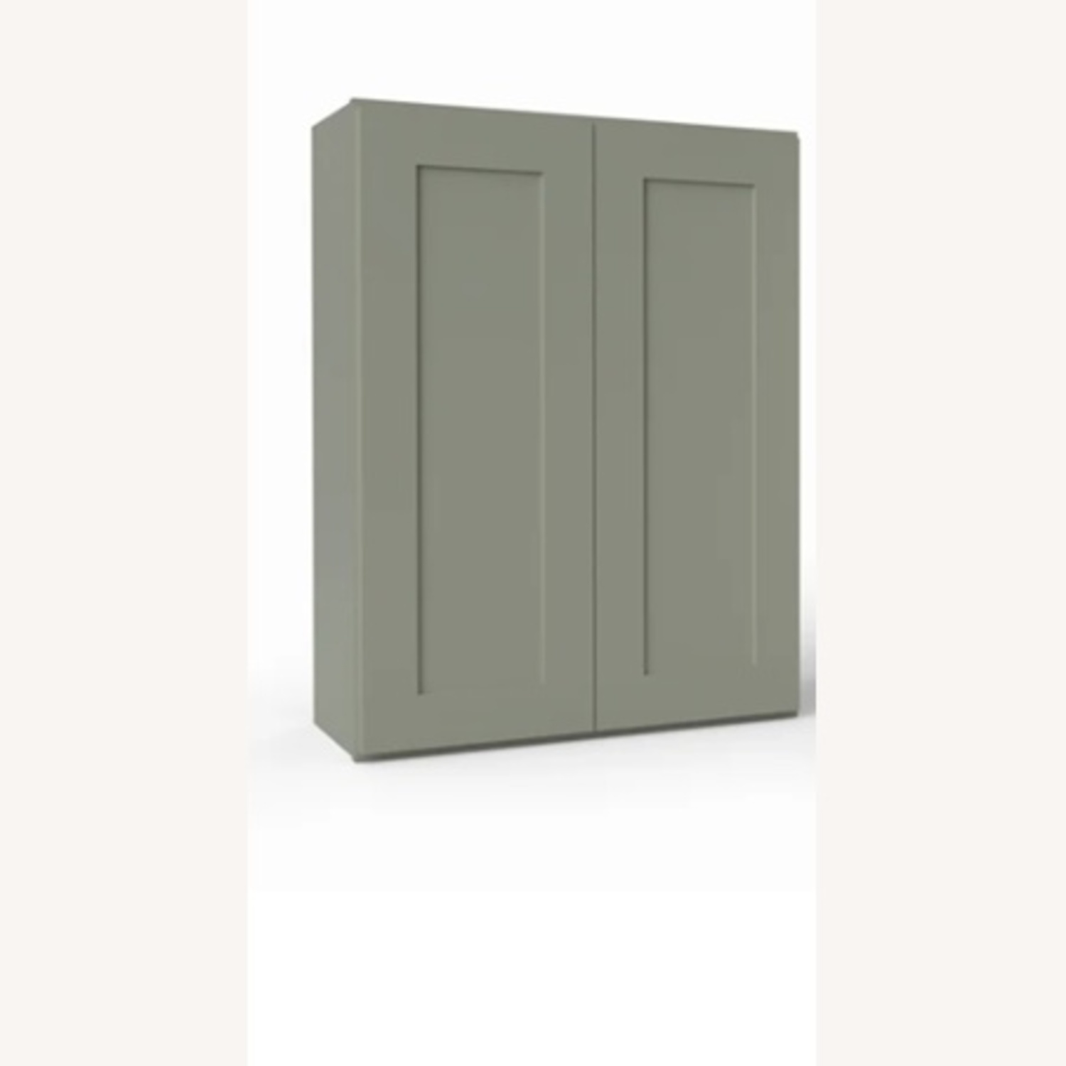 Light Gray Wood Wall Unit - image-5