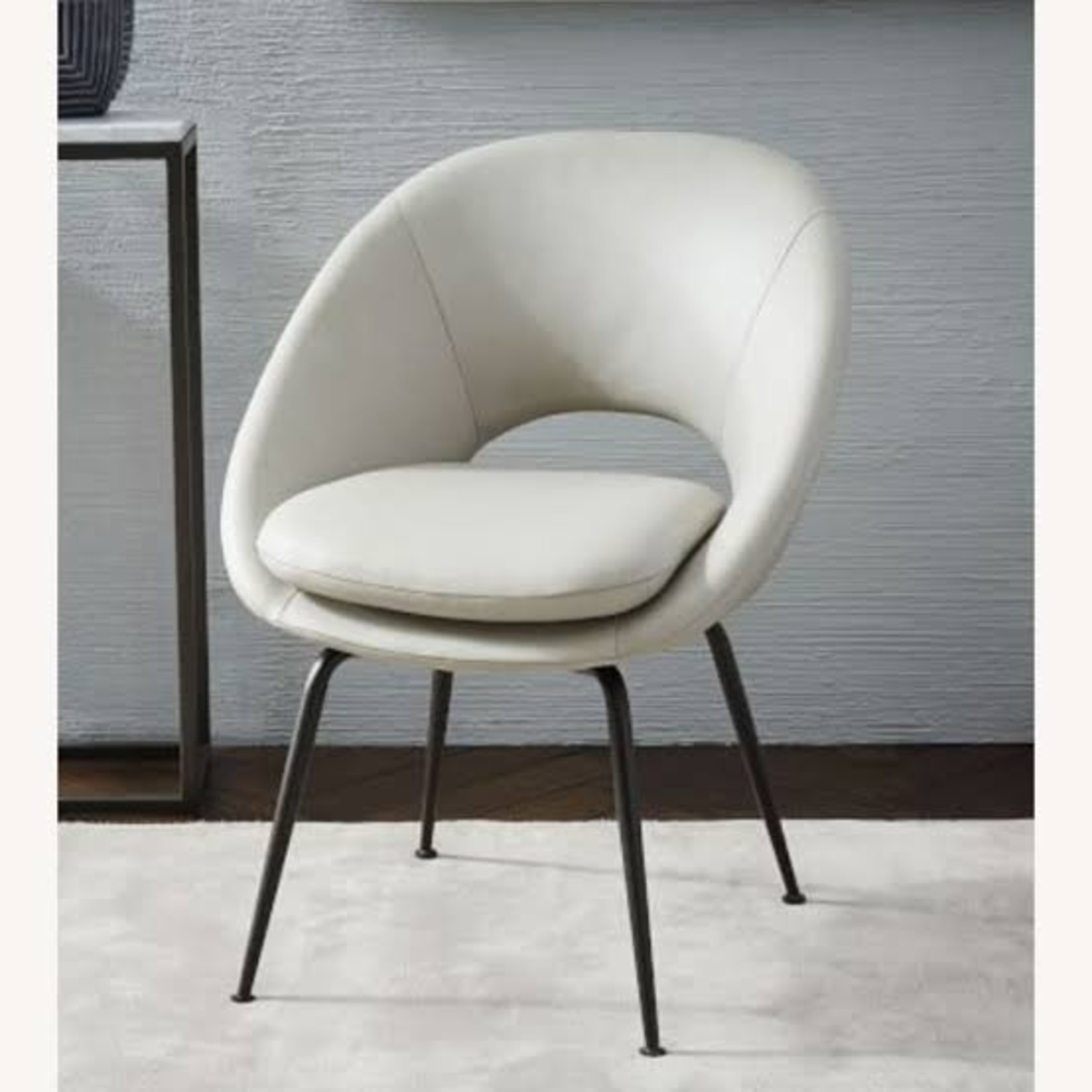 West Elm Orb Leather Dining Chair - image-5
