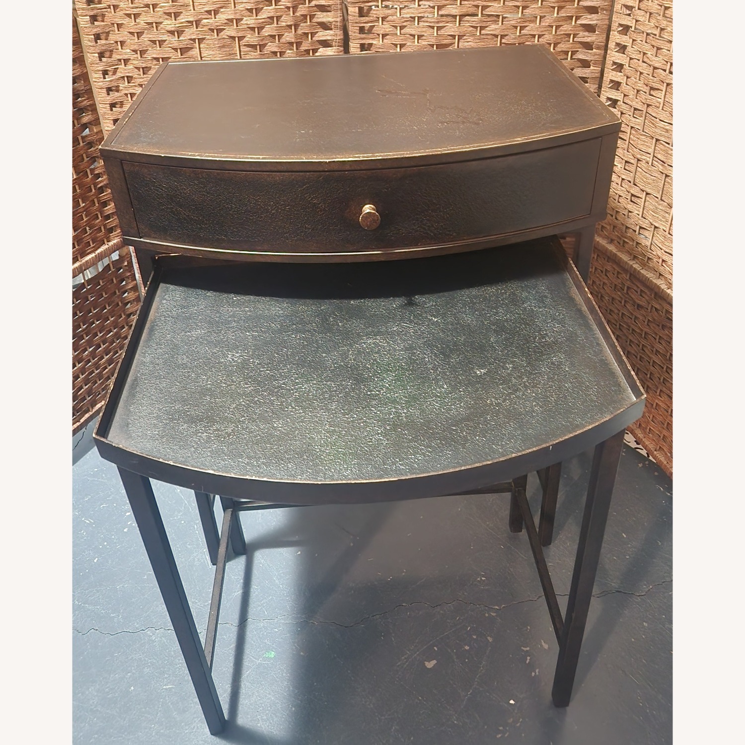 Pottery Barn Woodrow Metal Nesting nightstands - image-2