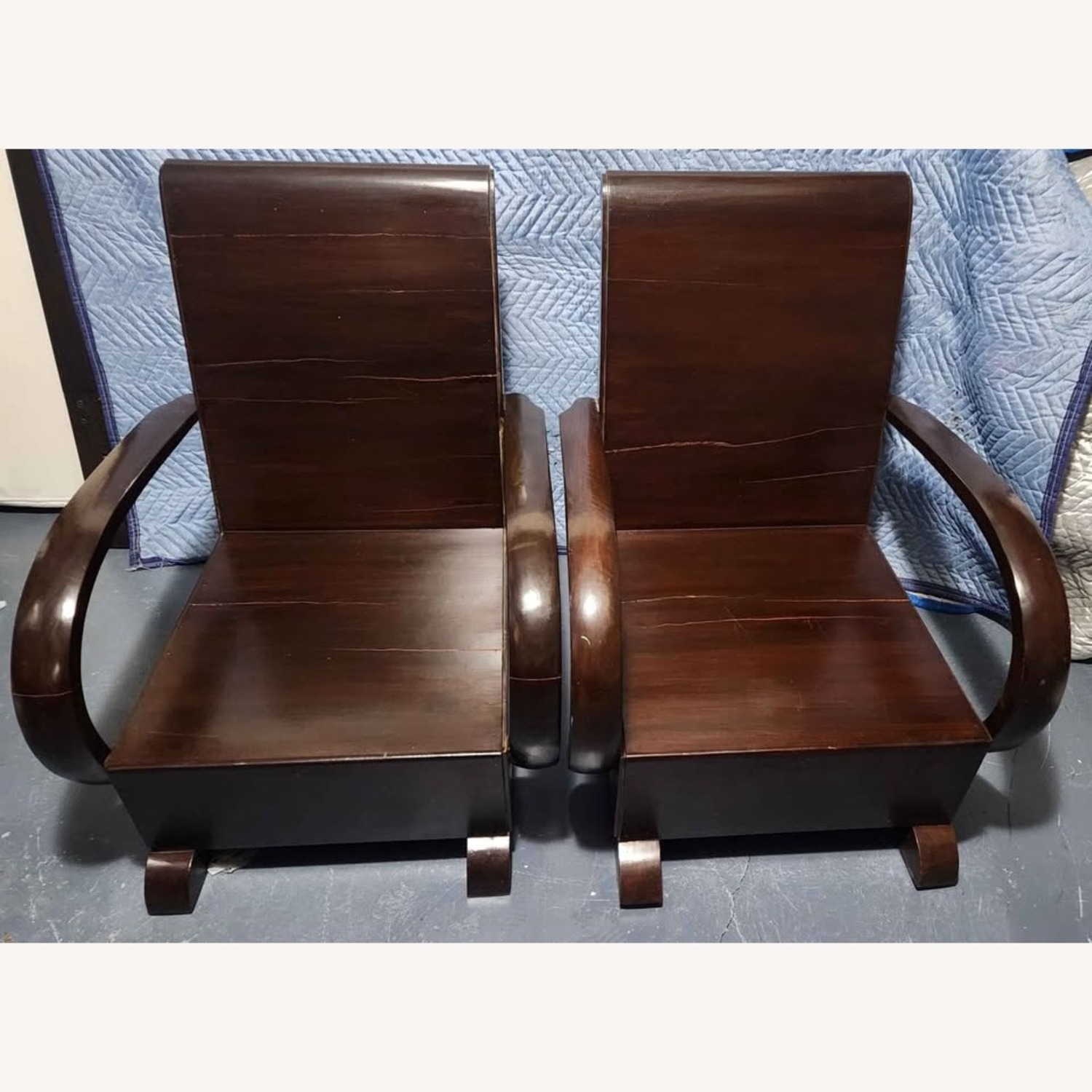 Solid Wood Salon Chairs - image-2