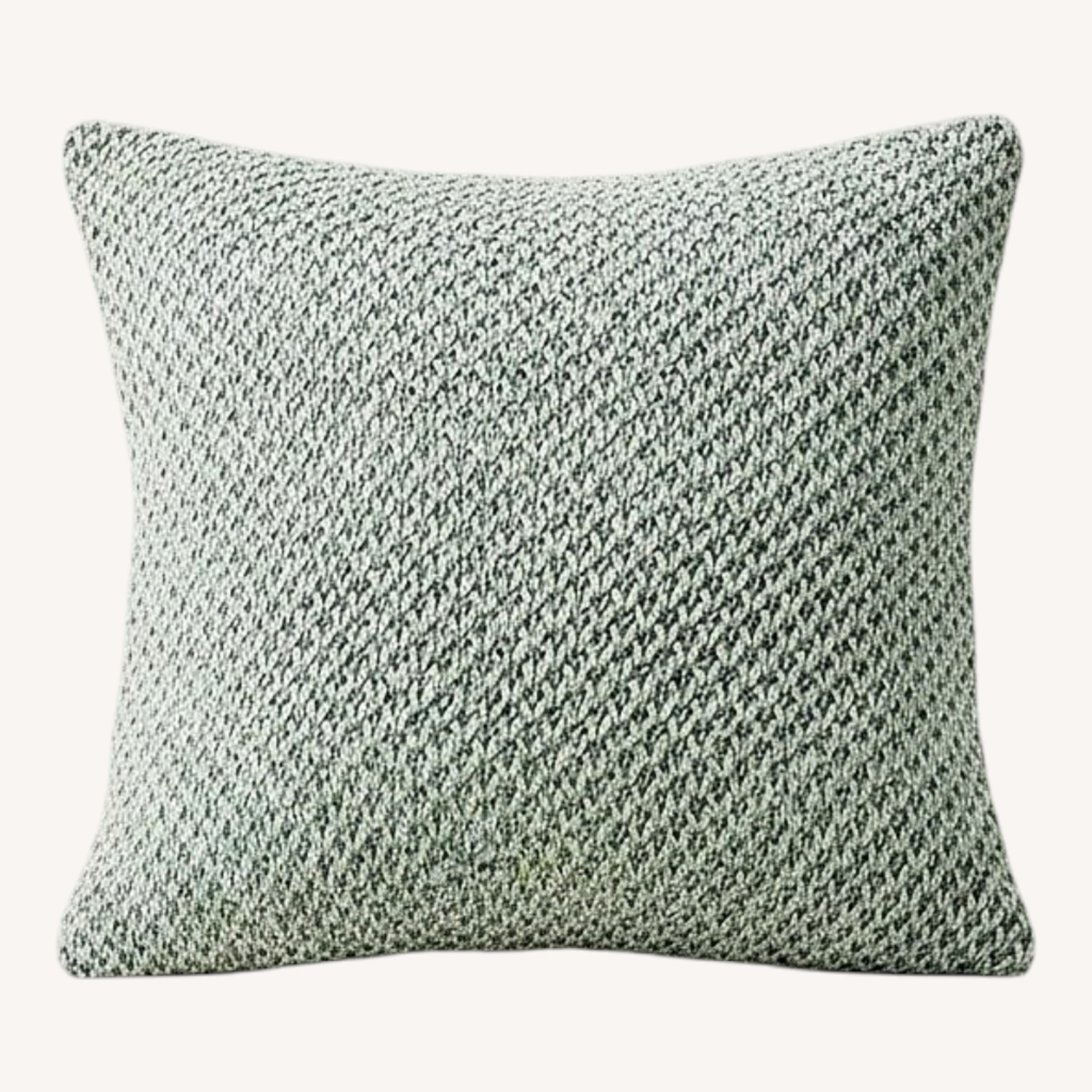 Pottery Barn 22” x 22” Gray Pillow - image-0