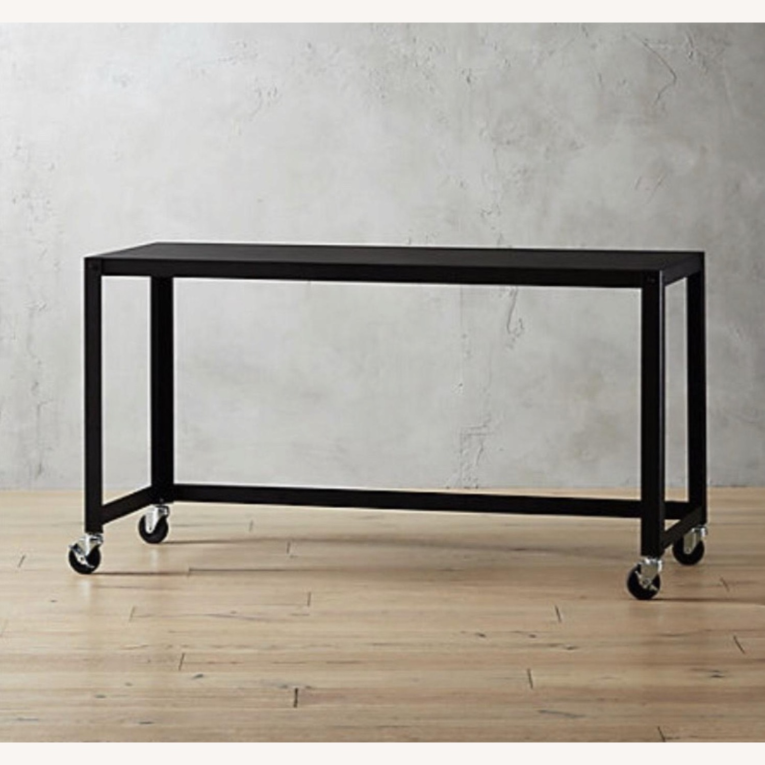 CB2 Go Cart Rolling Table Desk - image-1
