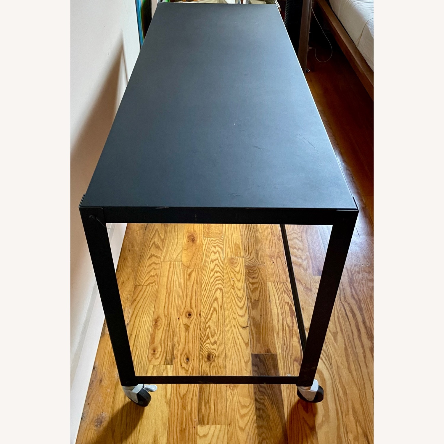 CB2 Go Cart Rolling Table Desk - image-4