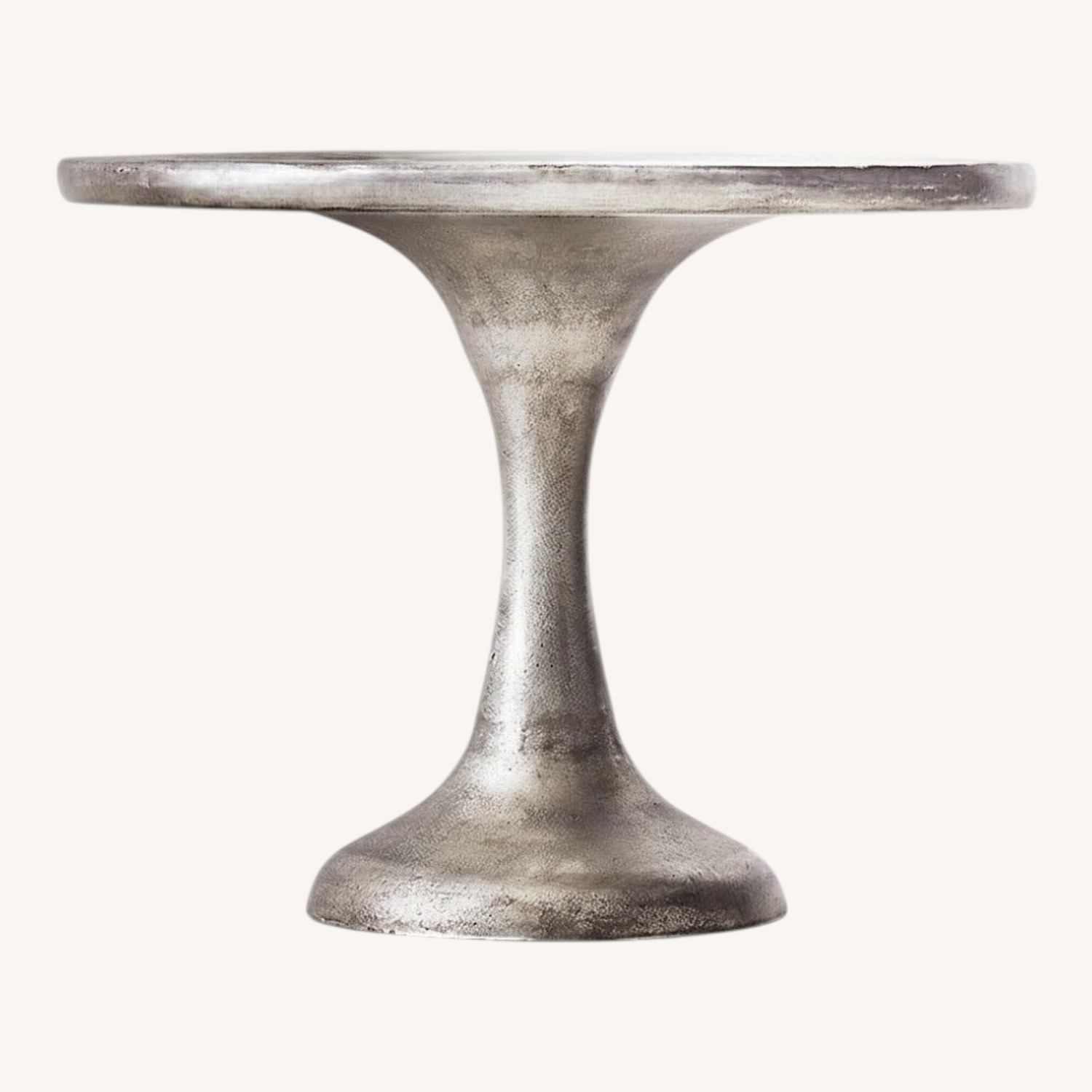 Restoration Hardware Teen Metal Nightstand – Pewter Finish - image-0