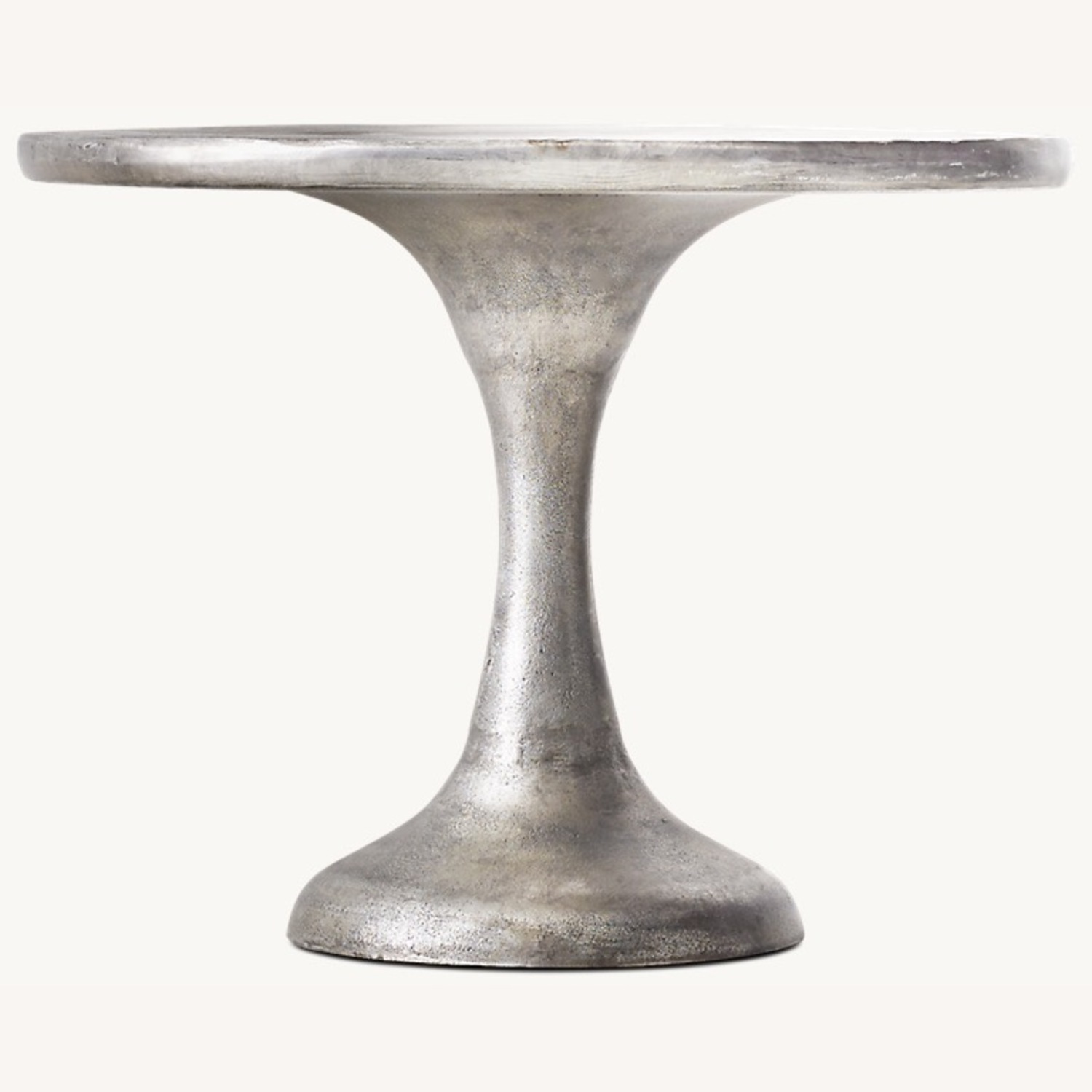 Restoration Hardware Teen Metal Nightstand – Pewter Finish - image-1