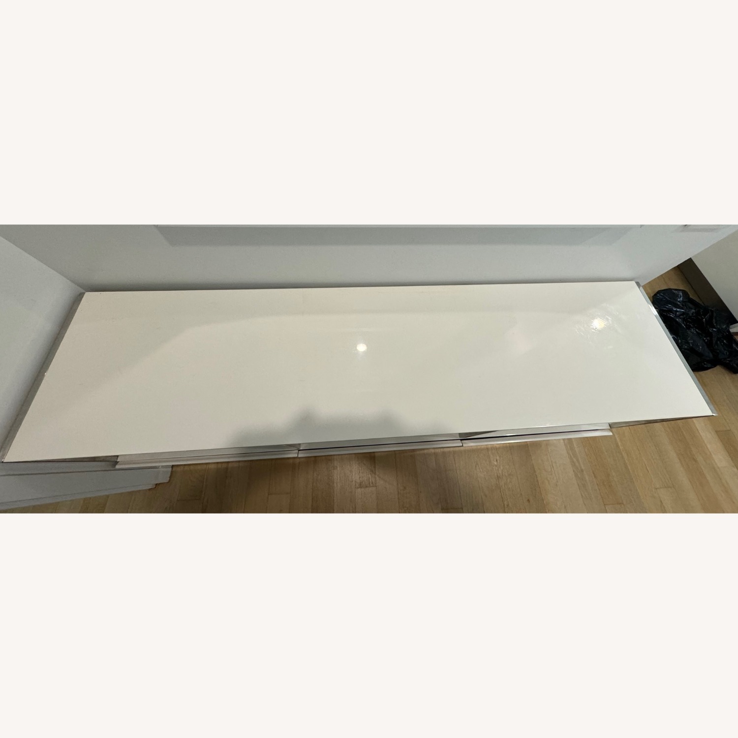West Elm White Industrial Modular Media Console - image-4