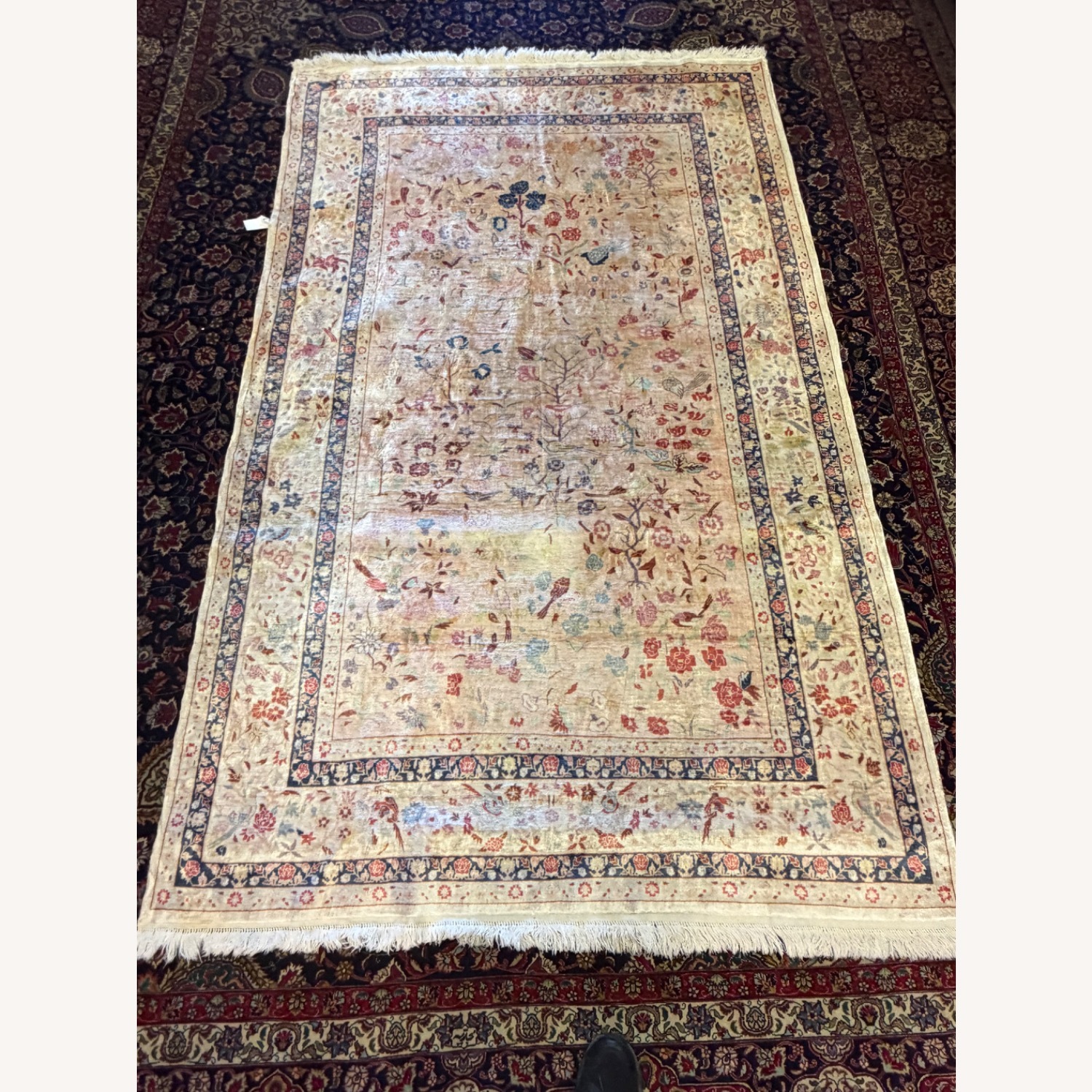 Hand Made Silk Rug - image-2