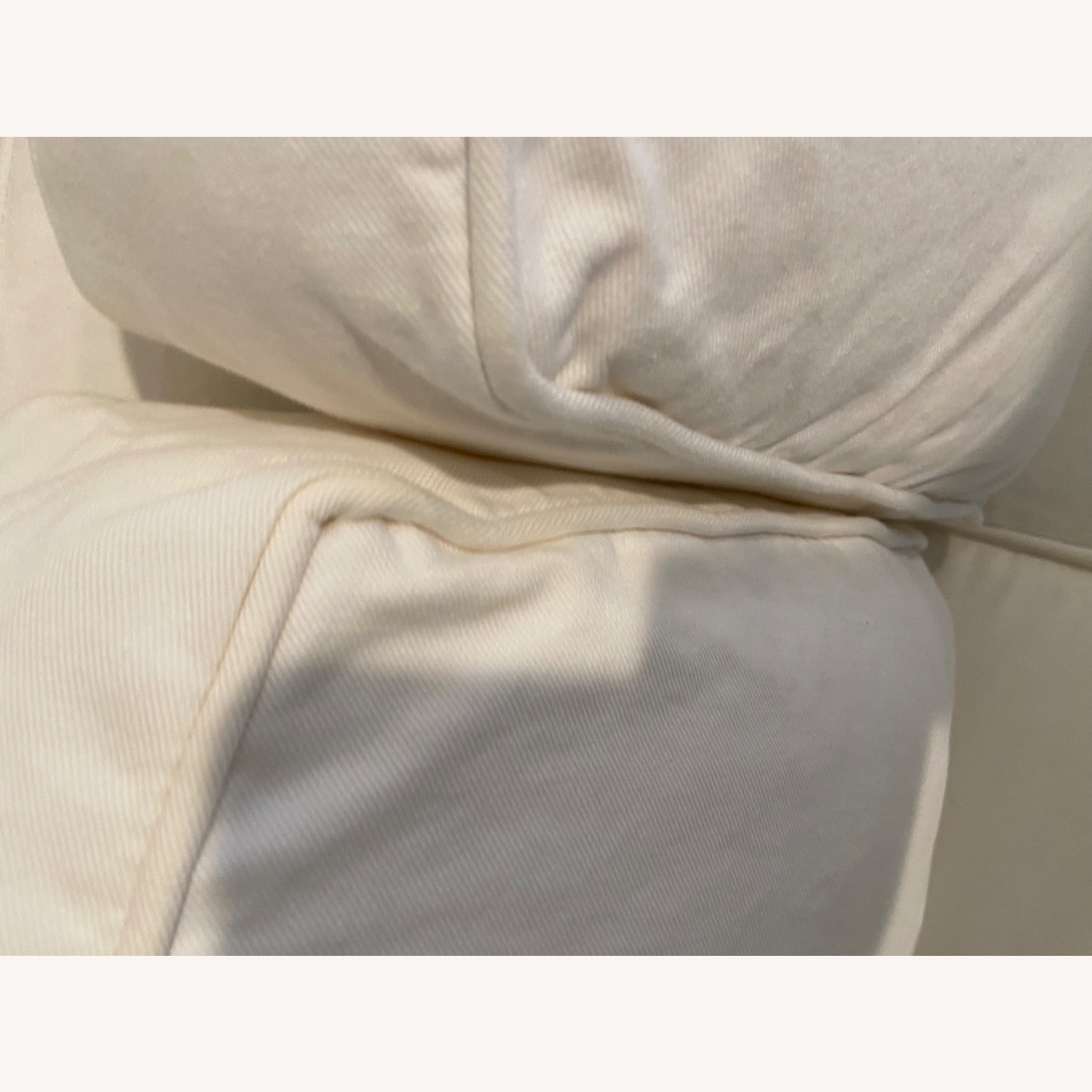 Pottery Barn White Sleeper Sofa - image-5