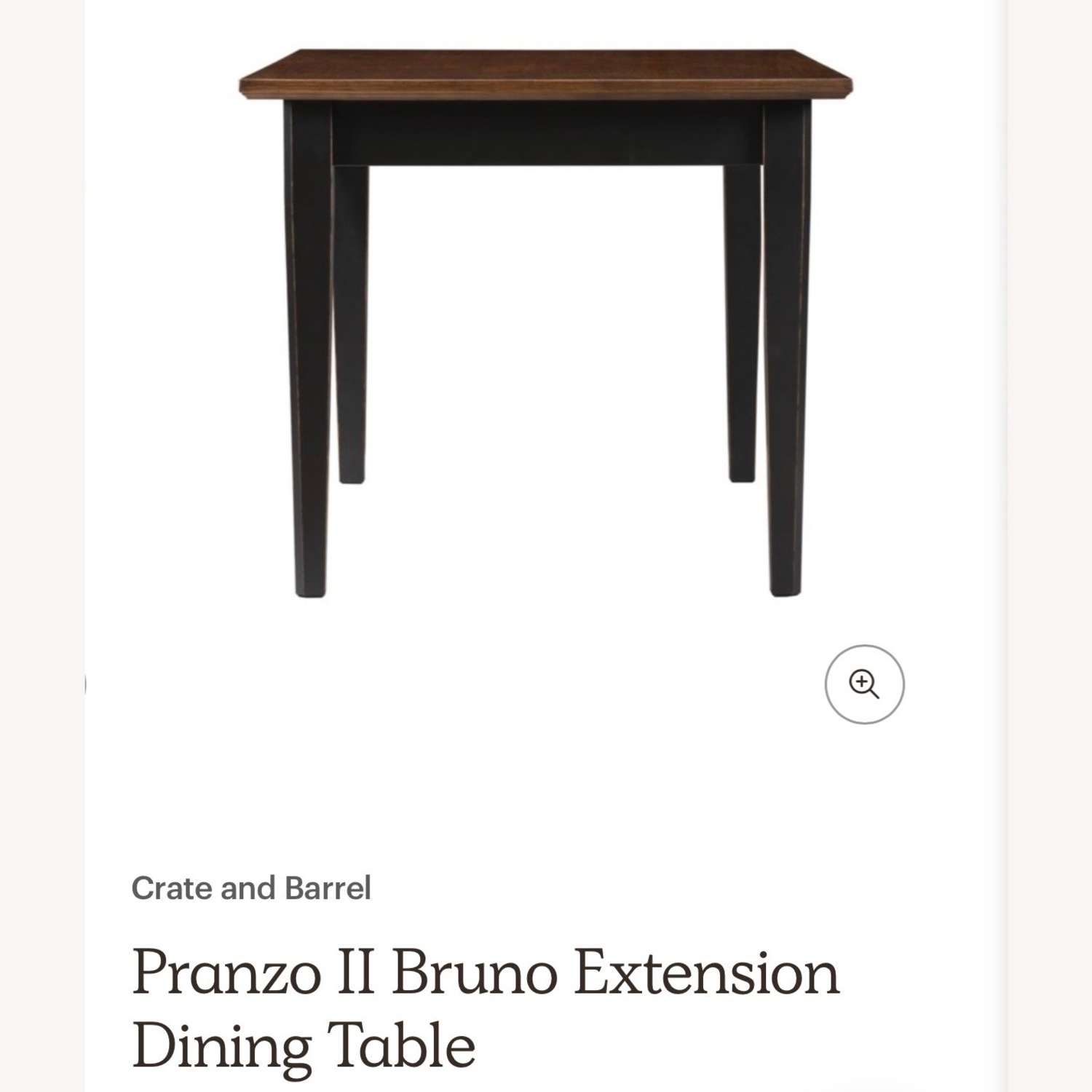 Crate & Barrel Pranzo II Bruno Dining Table  - image-7