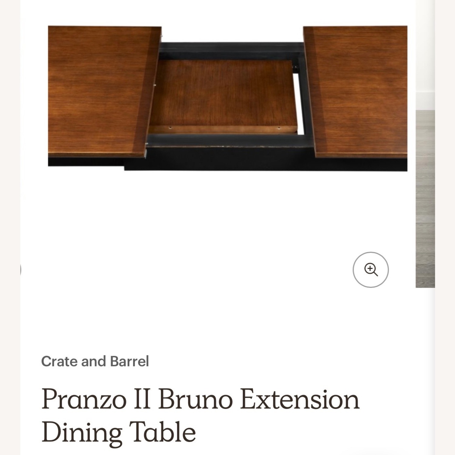 Crate & Barrel Pranzo II Bruno Dining Table  - image-5