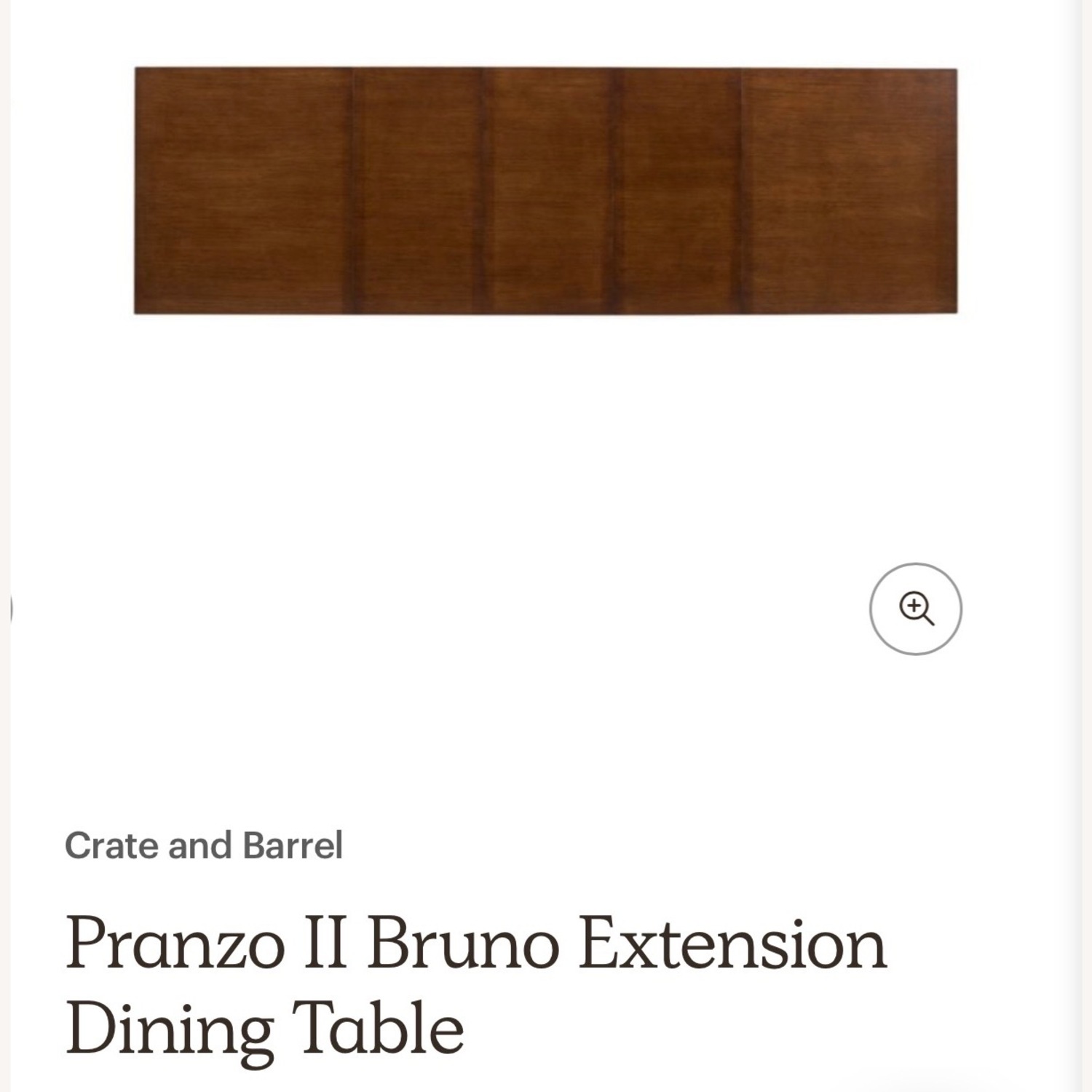 Crate & Barrel Pranzo II Bruno Dining Table  - image-4