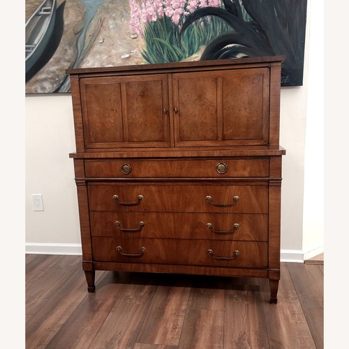 Used Vintage/Antique Light Brown Wood Dresser for sale on AptDeco