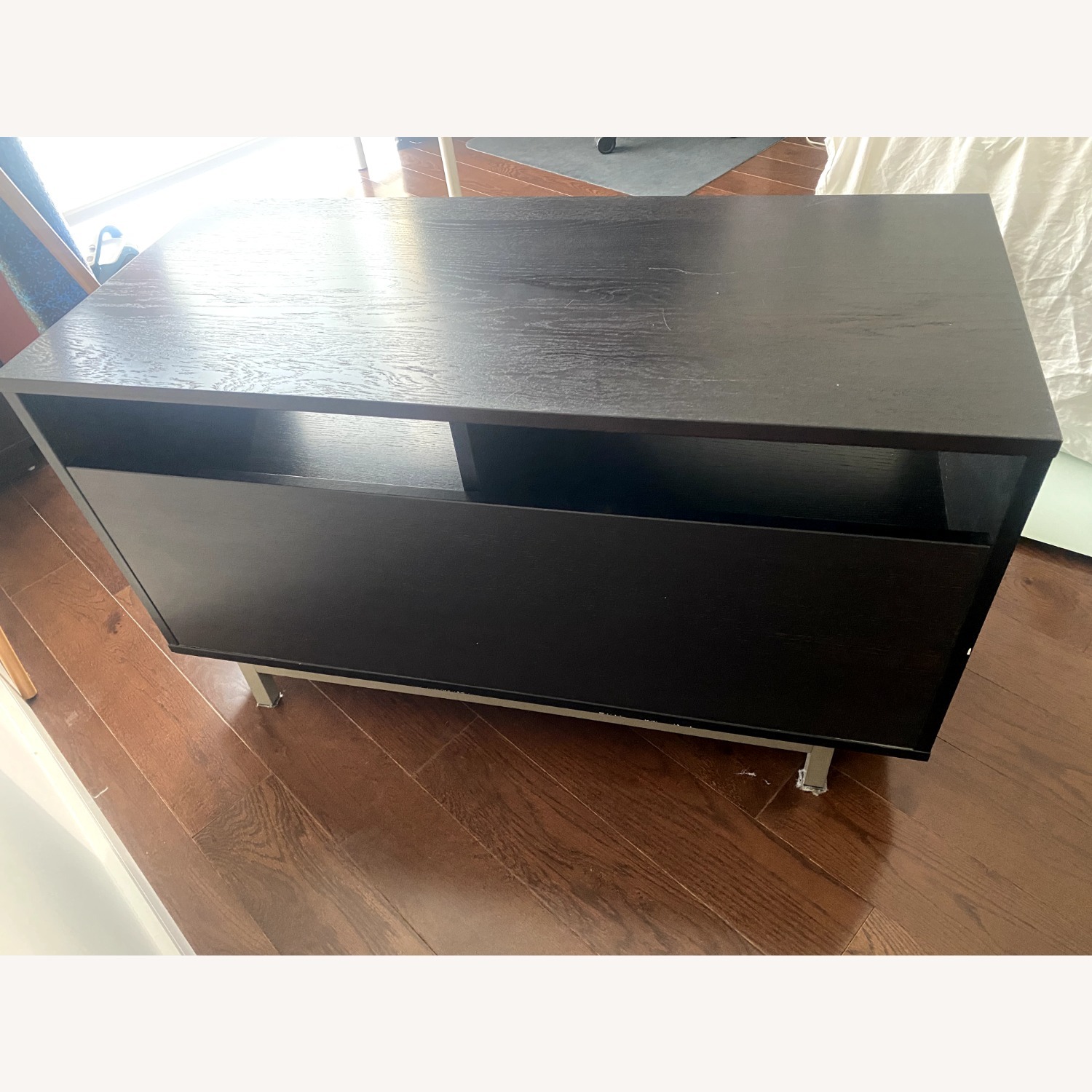 Crate & Barrel Wood Media Console (Denmark) - image-7