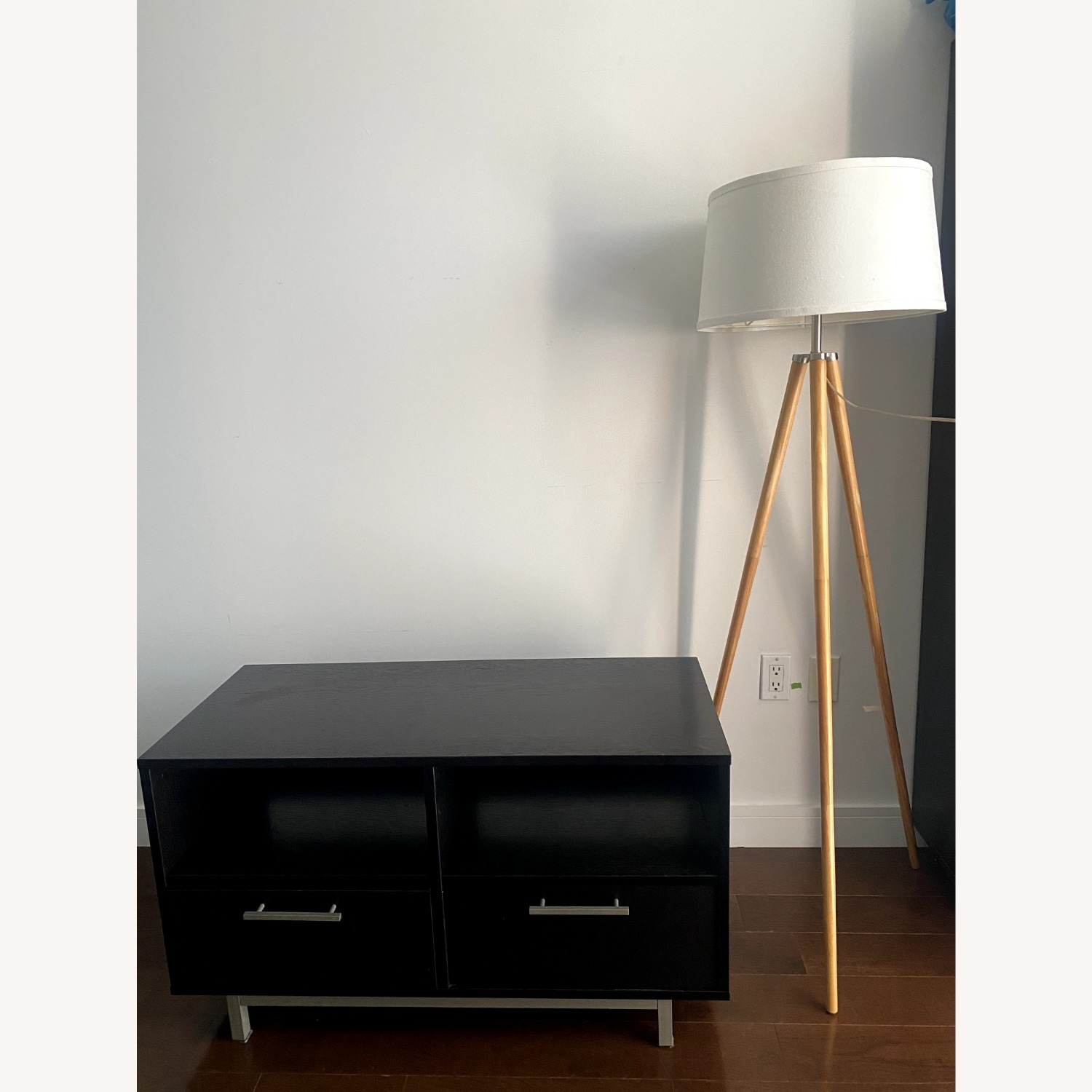 Crate & Barrel Wood Media Console (Denmark) - image-2