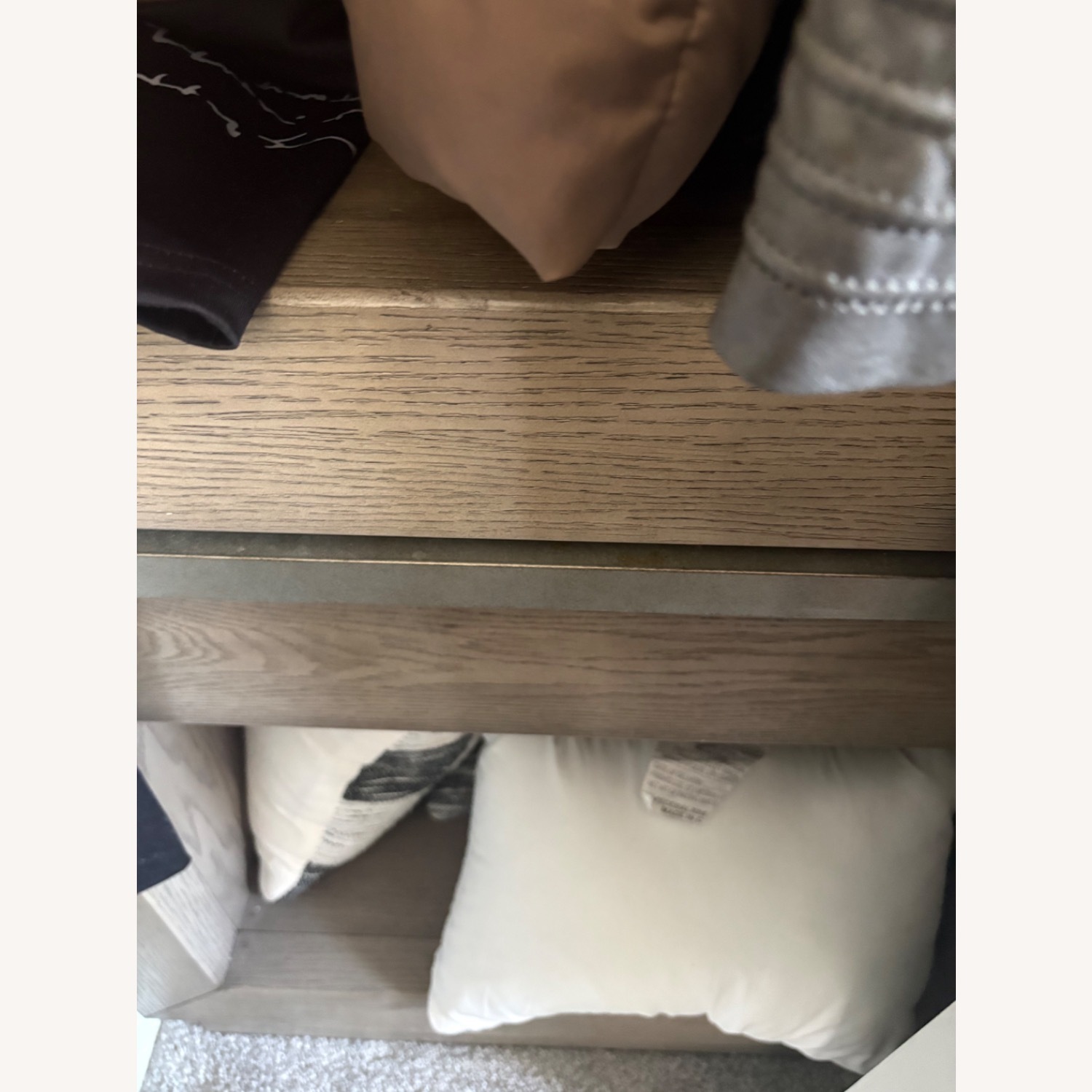 Eco-Lux Light Gray Wood Chest - image-5