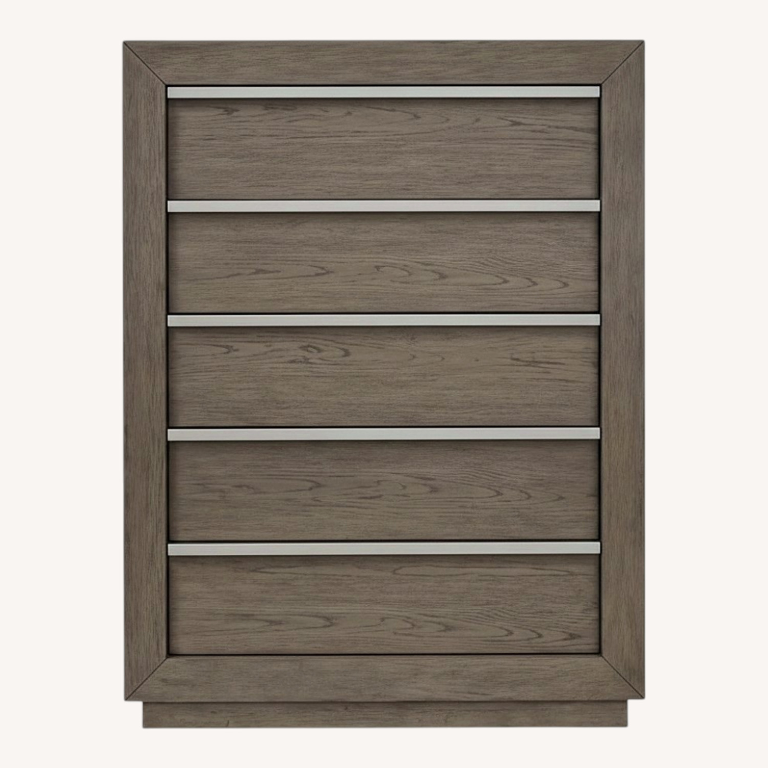 Eco-Lux Light Gray Wood Chest - image-0