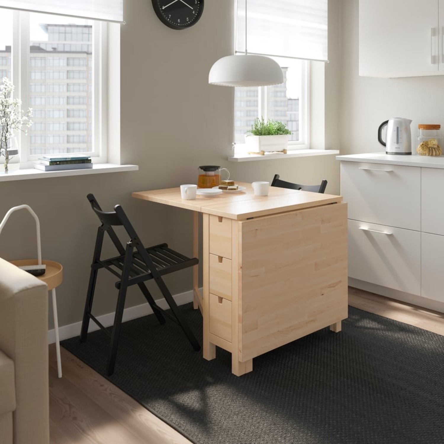IKEA Norden Gateleg Table - Birch - image-5