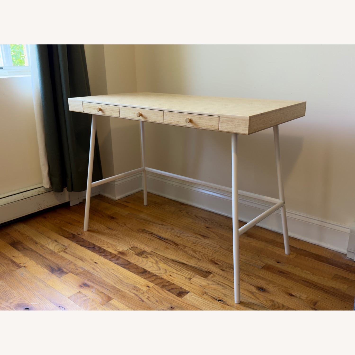 IKEA LILLÅSEN Bamboo Desk - image-2