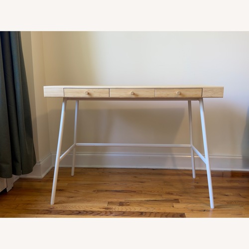 Used IKEA LILLÅSEN Bamboo Desk for sale on AptDeco