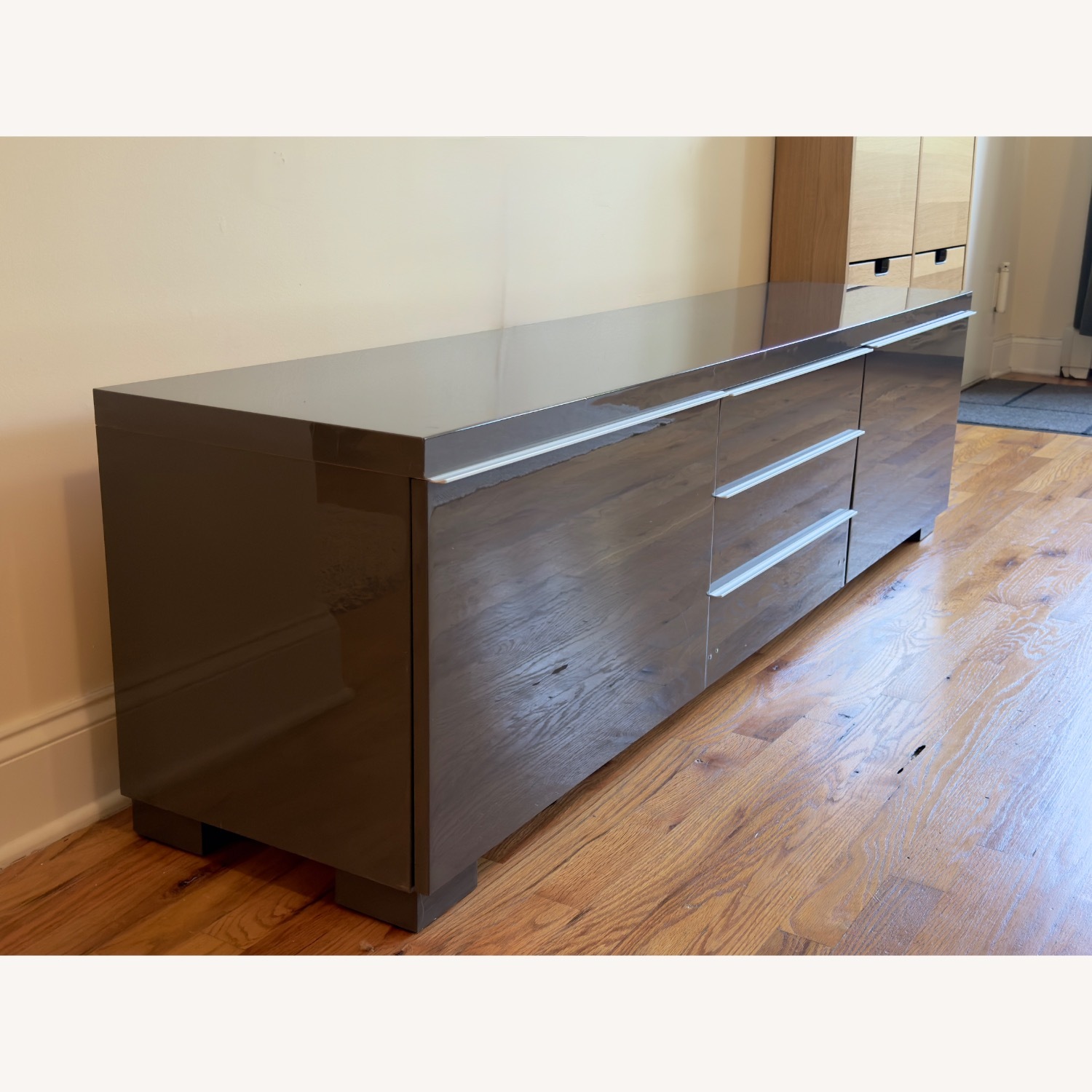 IKEA Besta Dark Gray Media Storage - image-3