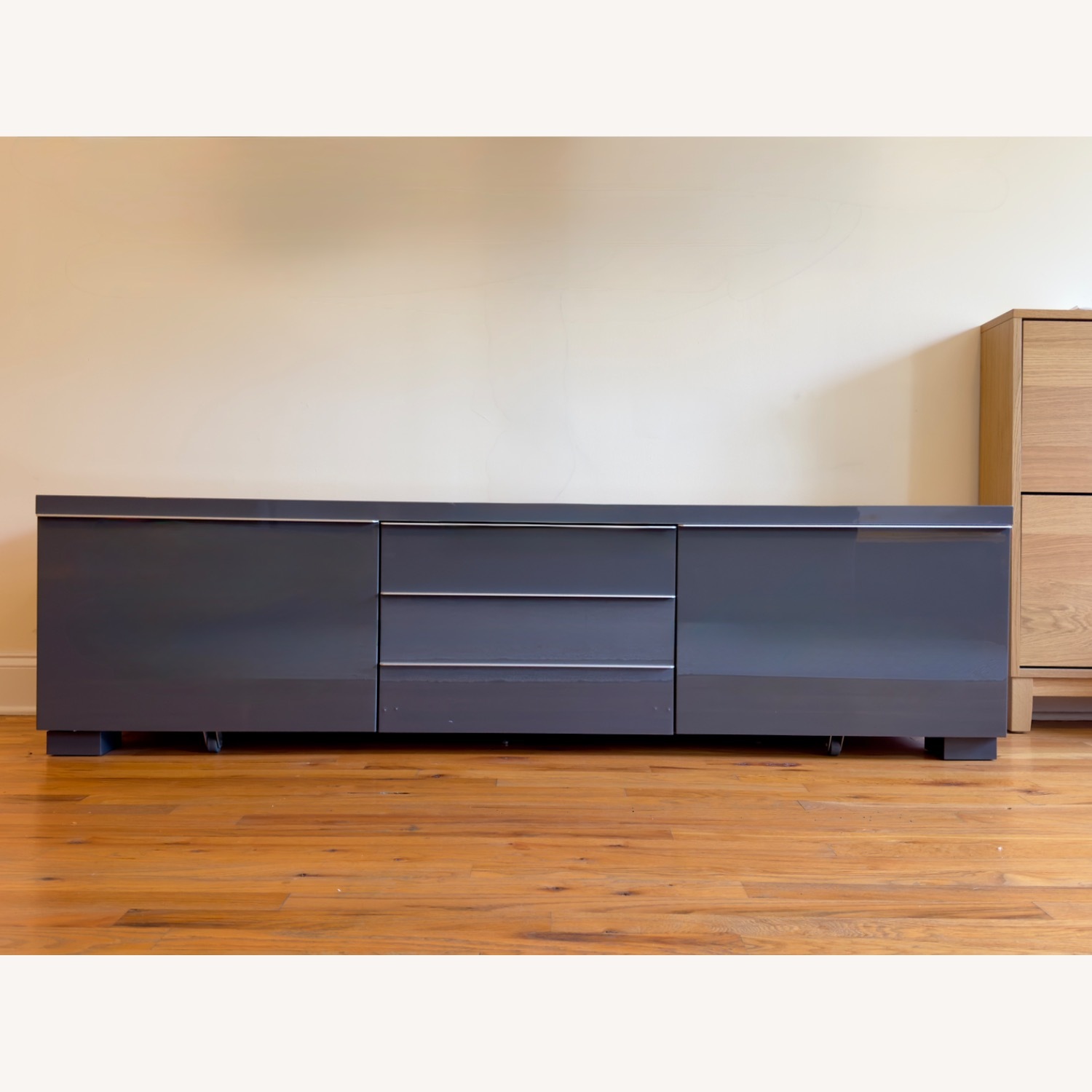 IKEA Besta Dark Gray Media Storage - image-2
