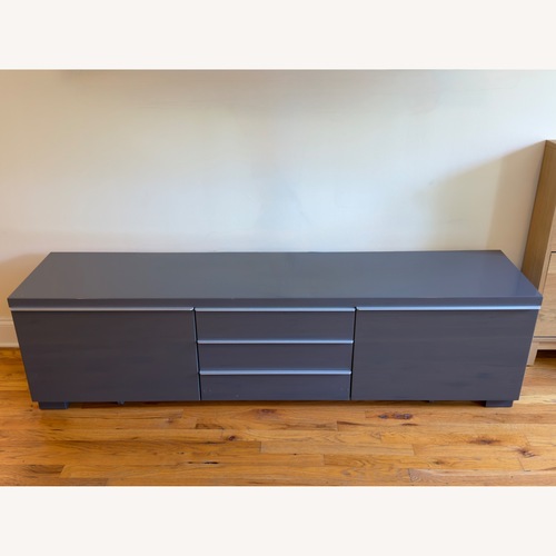 Used IKEA Besta Dark Gray Media Storage for sale on AptDeco