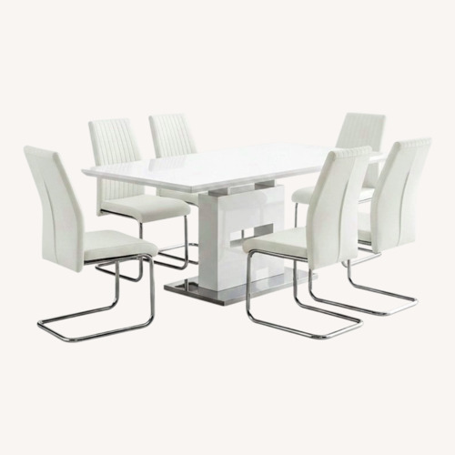 Used Wayfair White Dining Set for sale on AptDeco