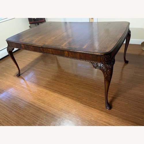 Used Vintage/Antique Finds Dark Brown Dining Table for sale on AptDeco