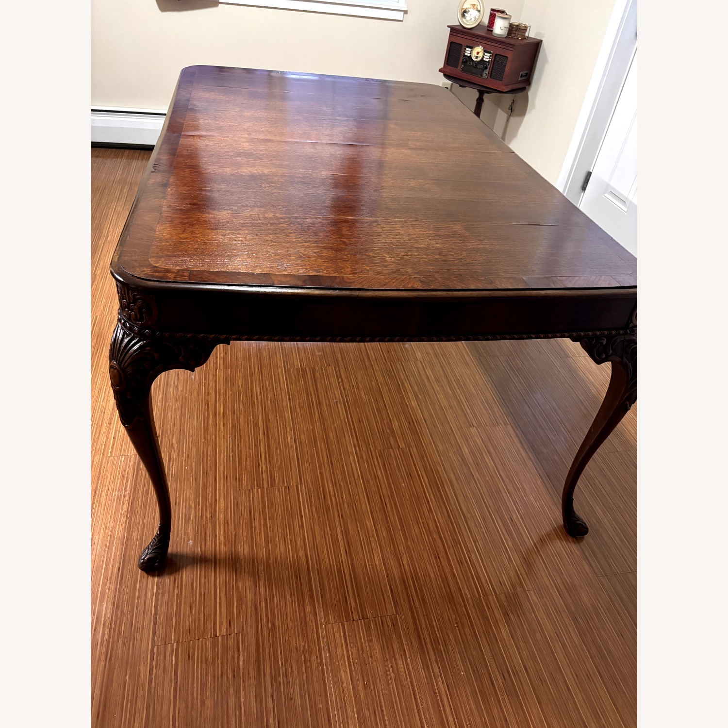 Vintage/Antique Finds Dark Brown Dining Table - image-2